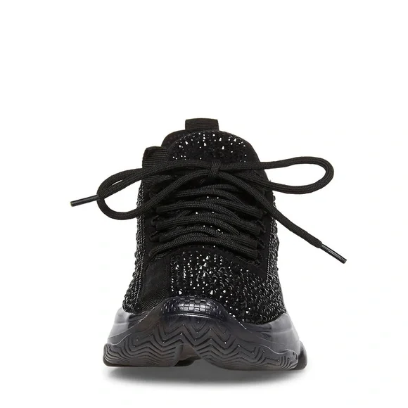Steve Madden MAXIMA-R BLACK SNEAKERS - Picture 4 of 8